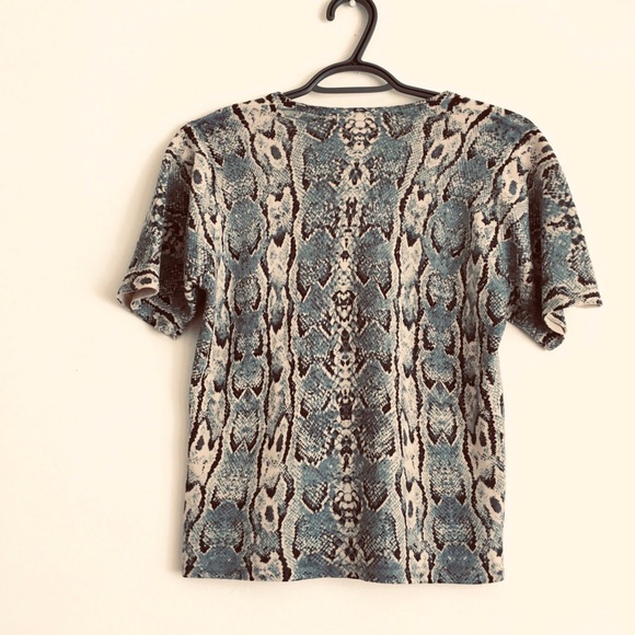 Vintage snakeskin print top - Picture 3 of 3